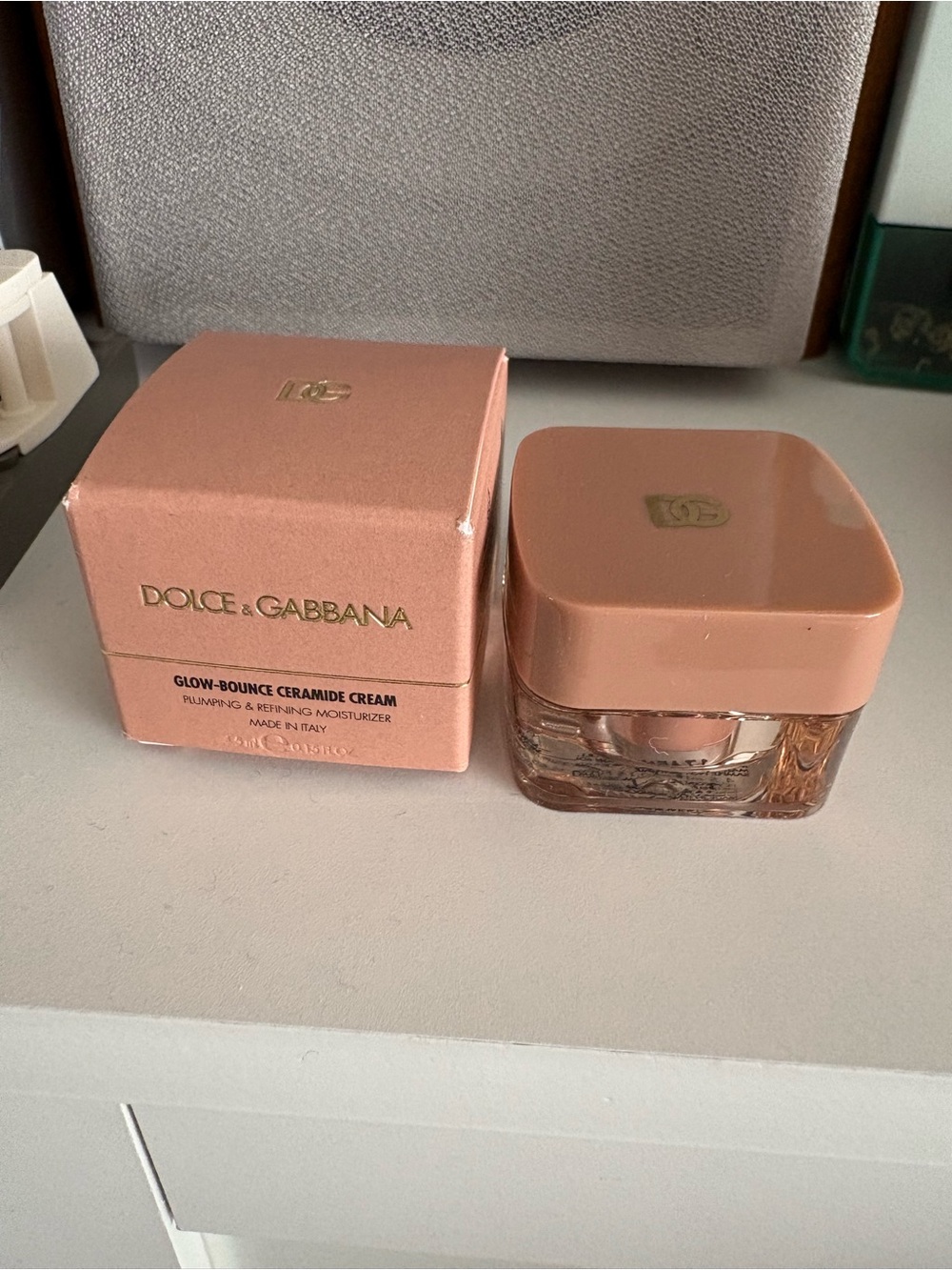 Dolce & Gabbana Glow Bounce Ceramide Cream | Travel Mini size | 0.15 fl oz
